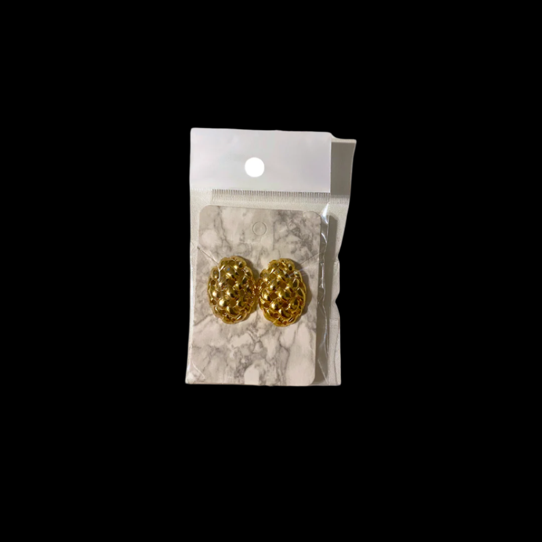 Basket weave earrings